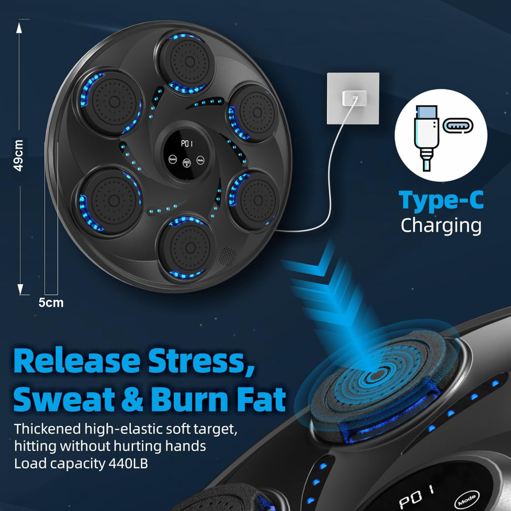 Máquina de Boxeo Musical Inteligente