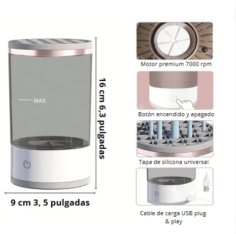 LIMPIADOR DE BROCHAS ELETRICO